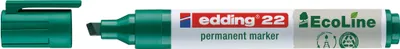 Image de Marqueur permanent Edding 4-22004 EcoLine 1 - 5 mm, vert, rechargeable