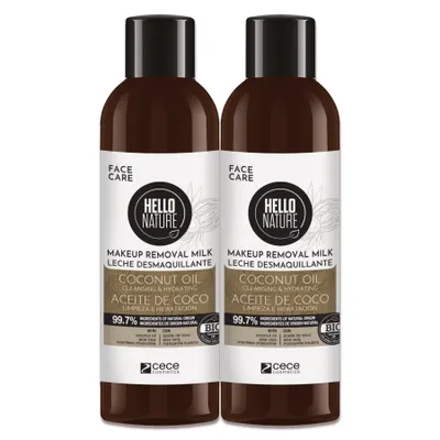 Produktbild von Reinigungsmilch Cocos Make-up Entferner Makeup Removal Cleansing Milk Bio Vegan, 2x 180ml