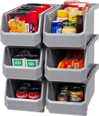 Immagine prodotto di Contenitori in plastica ReadySpace per l'organizzazione e la conservazione, ideali per armadi e frigoriferi
