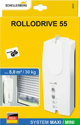 Produktbild von Gurtwickler Rollodrive 55 Schellenberg 22725 Zugkraft 30 kg
