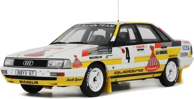 Produktbild von Audi 200 quattro #4 Rallye Monte Carlo 1987 Röhrl Geistdörfer Modellauto 1:18 Ottomobile