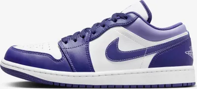 Produktbild von Nike Air Jordan 1 Low White Blueberry Sky J Purple - EU 43