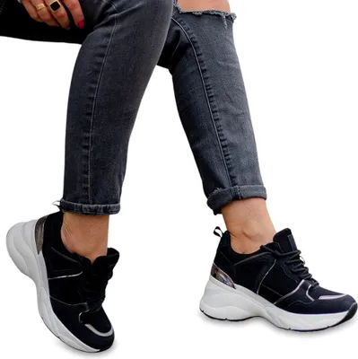 Produktbild von Damen Sneaker Sportschuhe Turnscuhe Freizeit Plateau Komfort Schuhe Gr.38