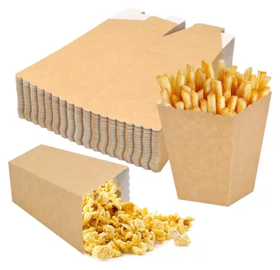 Immagine prodotto di 50 confezioni di carta kraft riutilizzabili per popcorn