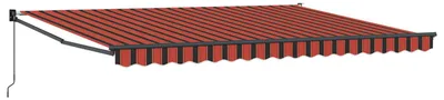 Obrázok produktu pre vidaXL Markíza oranžová a hnedá 450 x 300 x 165 cm