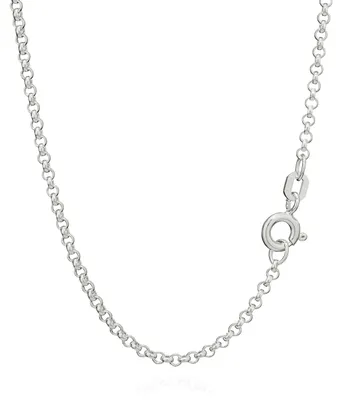 Produktbild von 42cm Erbskette 925 Sterlingsilber Kette Rund Massiv Collier 3,9g 2,00mm 8918