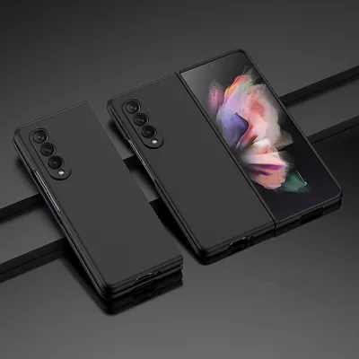 Produktbild von Schutzhülle Für Samsung Galaxy Z Fold 4 5G Handy Case Cover Ultra Dünn Hülle Schwarz