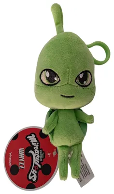 Produktbild von Miraculous Ladybug Kwami Wayzz Plüschfigur 12,7 cm mit Karabiner