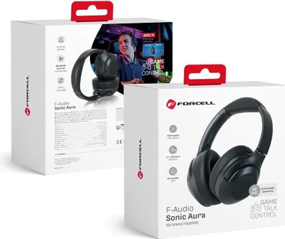Image de FORCELL F-AUDIO Casque ANC Sonic Aura sans fil noir