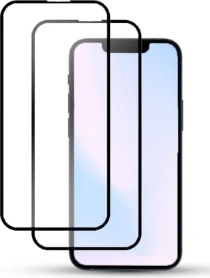 Obrázok produktu pre 2 balenia ochrannej fólie na displej IPHONE 13 PRO MAX z tvrdeného skla 9H