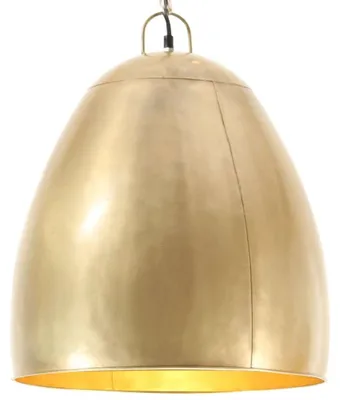 Image de Lampe pendante industrielle, 25 W, laiton, ronde, 42 Cm, E27 Lumarko !
