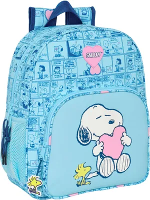 Immagine prodotto di Zaino scuola Snoopy Love Blue 32 x 38 x 12 cm