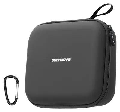 Produktbild von Sunnylife Tasche aus Kunstleder für DJI Neo 2 mit Meshfach Schwarz