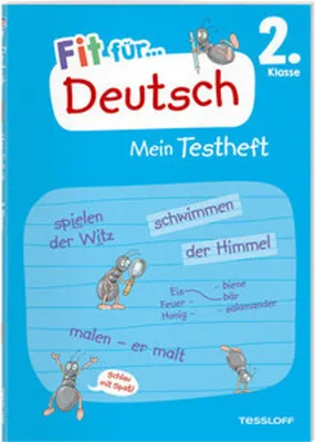 Produktbild von Fit für Deutsch 2. Klasse. Mein Testheft