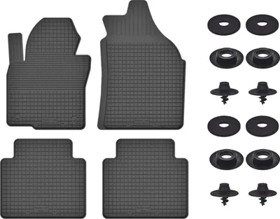 Produktbild von Gummimatten Mit Stoppern Für: Bmw 2 F46 (2015-) Schwarz Set