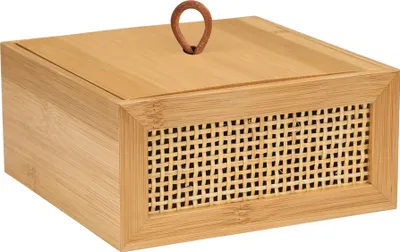 Produktbild von WENKO Badbox Allegre M mit Deckel Badezimmer Box Aufbewahrung Ordnung