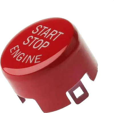 Produktbild von Overdrive-Racing Startknopf für BMW 1er F20 2er F22 3er F30 4er F32 5er F10 6er F06 7er F01 X1 X2 X3 X4 X5 X6 Start Stop Knopf Rot Hochglanz Ersatz