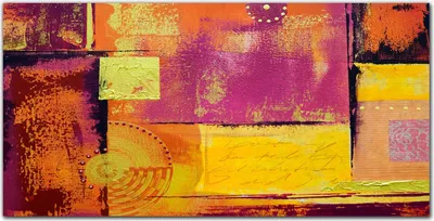 Produktbild von Coloray Bild aus Acryl 140 cm x 70 cm - Küche Wanddekoration Dekoration Wohnzimmer Gehärtetes Acryl Bild auf Acrylglas - Abstrakte Rechtecke