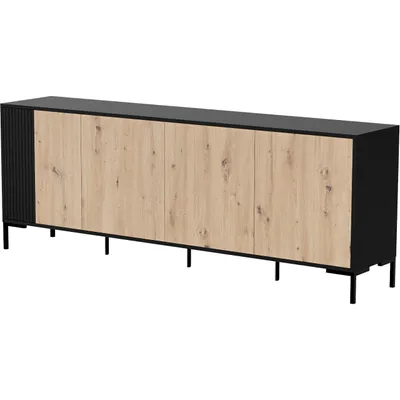 Obrázok produktu pre Komoda CIMER 03 čierna / dub artisan