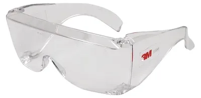 Productafbeelding van 3M Veiligheidsbril, polycarbonaatlens, helder montuur, helder vizier, model DE272971057