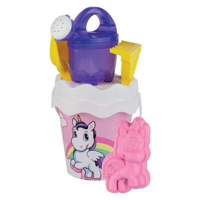 Immagine prodotto di Set di secchielli Unicorno, 6 pezzi.