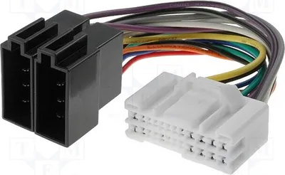 Immagine prodotto di 1 connettore, radio, standard ISO, con 24 pin. Connettore per autoradio