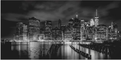 Produktbild von ARTland Wandbild Alu für Innen & Outdoor New York City I Größe: 60x30 cm