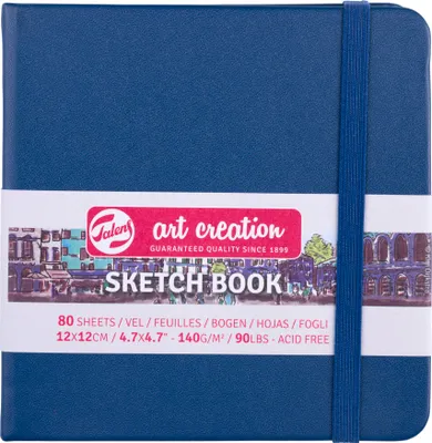 Zdjęcie produktu dla Royal Talens 9314234M ROYAL TALENS Szkicownik Art Creation, 120 x 120 mm, niebieski