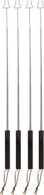 Produktbild von Mustang 4er Set Teleskop Grillgabel ausziehbarer Grillspieß 21-80cm