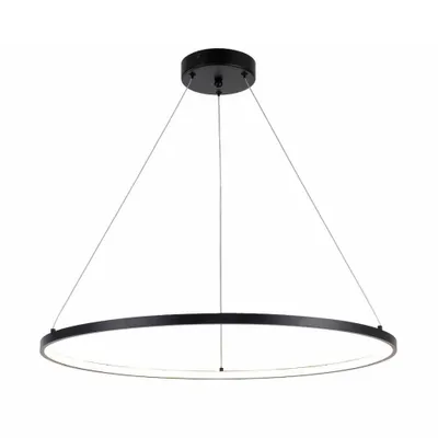Produktbild von ZUMALINE LED-Pendelleuchte 3500 lm 3000+4000+6000K schwarz HORIK PEN89424-60BK
