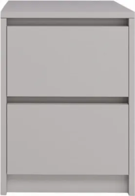 Obrázok produktu pre Nočný stolík Loft 42x52x43cm 2 zásuvky nočný stolík moderný Cashmere