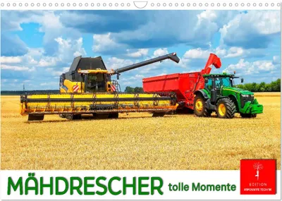 Produktbild von Mähdrescher - tolle Momente (Wandkalender 2025 DIN A3 quer), CALVENDO Monatskalender