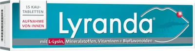 Obrázok produktu pre Lyranda žuvacie tablety na opary, 15 tabliet