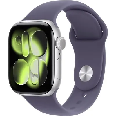 Produktbild von Apple Watch S11 Aluminium Cellular 42mm Silber (Sportband nebelviolett) M/L