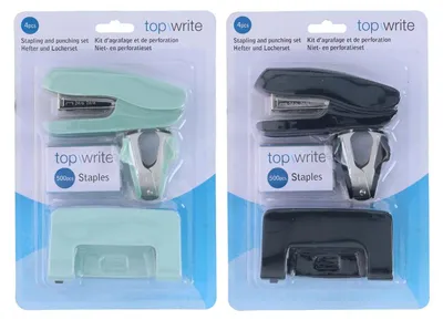 Produktbild von Heft- und Lochset – 4-teilig
