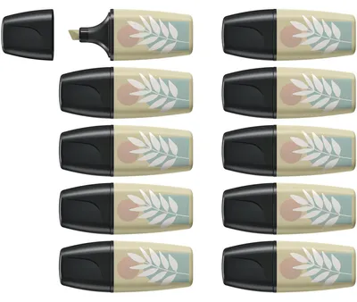 Productafbeelding van STABILO Textmarker - BOSS MINI Naturevibes - 10-delig - moerassgroen