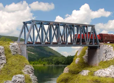 Produktbild von Vollmer 47801 - N Stahlkastenbrücke, gerade  - Neu