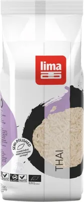 Produktbild von LIMA REIS THAI TEILPOLIERTER, Reiskorn, 500 g, 344 kcal, 1461 kJ, 1,1 g, 0,3 g