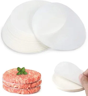 Produktbild von Leichtes, Olieabsorberendes und Fettgedichtes Bakpapier, 11 cm, Gesundes Backpapier mit Antihaftbeschichtung