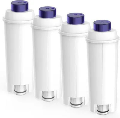 Zdjęcie produktu dla 4 sztuki filtrów do serii EC, BC, Dinamica ECAM, Magnifica, ECAM-ETAM, odkamieniaczy, wkładów DLSC002