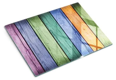 Imagen del producto de Tabla de cortar de vidrio - 40x30 cm - Tabla para la cocina - Vidrio templado - Protector para encimeras - Tabla para servir - Resistente al calor - Tablas de colores