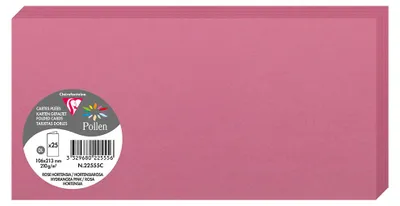 Produktbild von Clairefontaine Doppelkarte DL 210g hortensienrosa