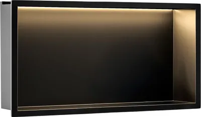 Produktbild von Wandeinbau-Regal Fürs Bad REA 30x60 Black