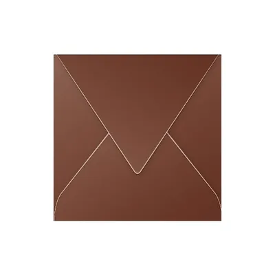 Zdjęcie produktu dla Koperty Clairefontaine w kolorze czekoladowobrązowym, 140 x 140 mm, 20 sztuk