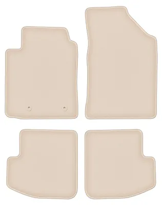 Obrázek produktu pro Velurové autokoberce pro: Toyota Yaris I 1999-2005 (3dv.) – sada 4 ks, béžové, na míru – Wielganizator FORTUNA