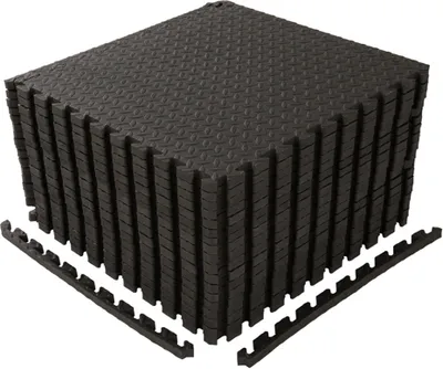 Produktbild von FCH 36 tlg 60 x 60cm Bodenmatte Set Schutzmattenset mit Endstücken Unterlegmatten Bodenschutz Schutzmatten Puzzlematte Poolmatte