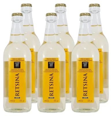 Produktbild von Cavino Retsina -trocken- (12 x 0,5L)