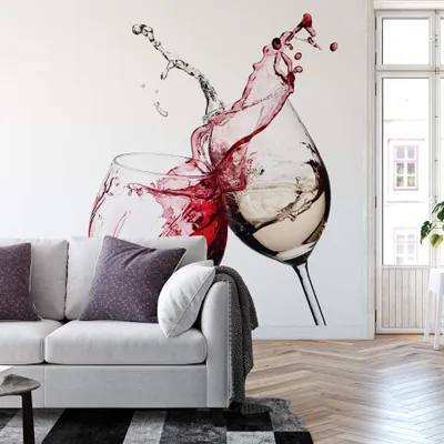 Produktbild von A.S. Création Vlies Fototapete Küchentapete Wine Glasses DD119008 Designwalls