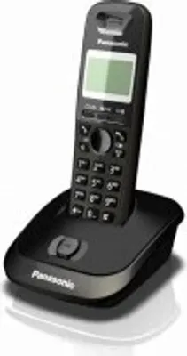 Produktbild von Panasonic KX-TG2511FX, DECT-Telefon, Freisprecheinrichtung, 50 Eintragungen, Anrufer-Identifikation, Schwarz