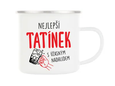 Obrázek produktu pro Plechový hrnek pro nejlepšího tatínka